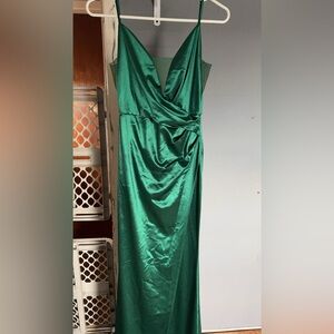 Green formal dress